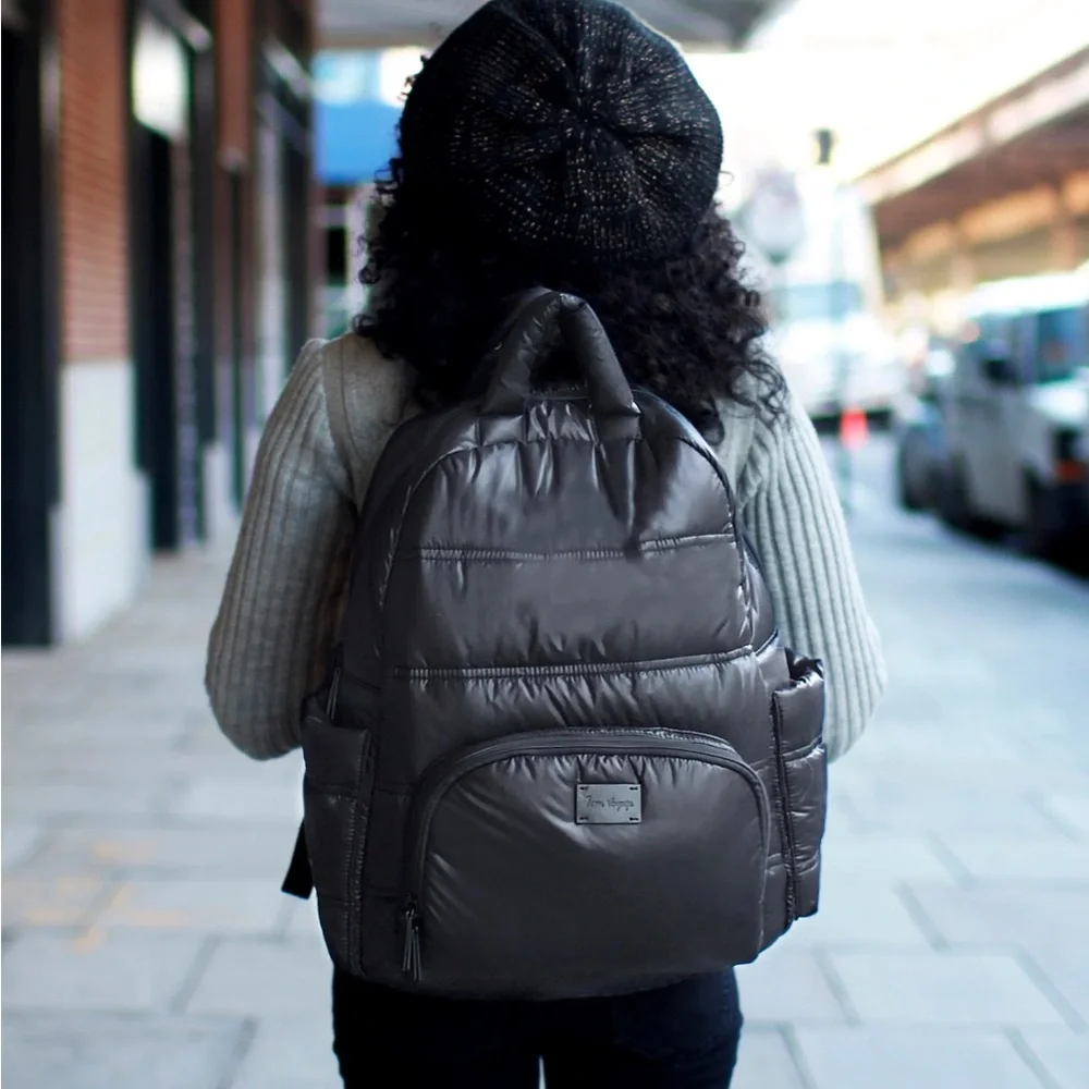7am Enfant Black Diaper Bag Backpack Sydney